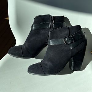 Carlos by Carlos Santana Black Harvest Booties with Heel